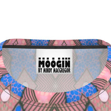 Load image into Gallery viewer, Moogin Soft Geometry T Shirt in Pink and Blue by Mindy Macgregor