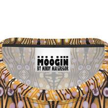 Load image into Gallery viewer, Moogin Nouveau-esque T Shirt in Lilac and Yellow by Mindy Macgregor