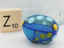 Load image into Gallery viewer, Moogin beads - lampwork glass - Extra large Focal bead - Abstract Botanical