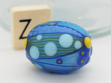 Load image into Gallery viewer, Moogin beads - lampwork glass - Extra large Focal bead - Abstract Botanical