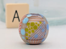 Load image into Gallery viewer, Moogin beads - lampwork glass - Extra large Focal bead - Patchwork