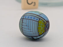 Load image into Gallery viewer, Moogin beads - lampwork glass - Extra large Focal bead Patchwork