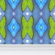 Load image into Gallery viewer, Moogin Soft Geometry Wallpaper in Purple and Yellow by Mindy Macgregor