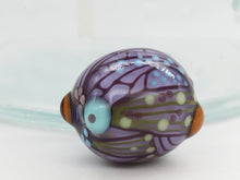 Load image into Gallery viewer, Moogin beads - Extra lampwork glass - large Focal bead - Abstract Botanical