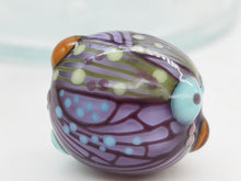 Load image into Gallery viewer, Moogin beads - Extra lampwork glass - large Focal bead - Abstract Botanical