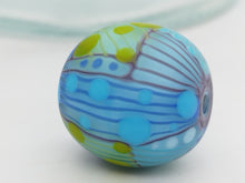 Load image into Gallery viewer, Moogin beads - lampwork glass - Extra large Focal bead Patchwork