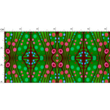 Load image into Gallery viewer, Moogin Nouveau-esque Wallpaper in Green and Pink by Mindy Macgregor
