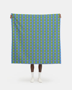 Soft Geometry patterned fabric in Pink and Blue by Mindy Macgregor