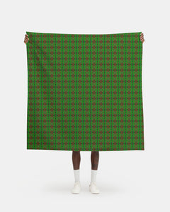 Nouveau-esque patterned fabric in Green and Pink by Mindy Macgregor