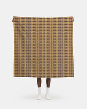 Load image into Gallery viewer, Nouveau-esque patterned fabric in Lilac and Yellow by Mindy Macgregor
