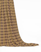 Load image into Gallery viewer, Nouveau-esque patterned fabric in Lilac and Yellow by Mindy Macgregor
