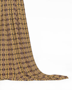 Nouveau-esque patterned fabric in Lilac and Yellow by Mindy Macgregor