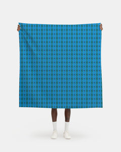 Nouveau-esque patterned fabric in Blue and Pink by Mindy Macgregor