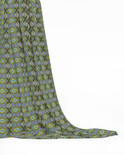 Load image into Gallery viewer, XO patterned fabric in Purple and Yellow by Mindy Macgregor
