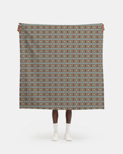Load image into Gallery viewer, XO patterned fabric in Brick and Purple by Mindy Macgregor
