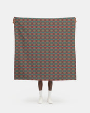 Load image into Gallery viewer, XO patterned fabric in Aqua and Pink by Mindy Macgregor
