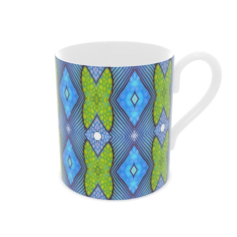 Soft Geometry Mug in Purple and Yellow by Mindy Macgregor