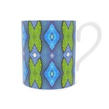 Load image into Gallery viewer, Soft Geometry Mug in Purple and Yellow by Mindy Macgregor
