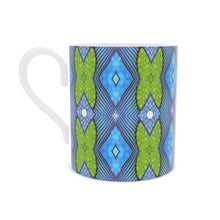Load image into Gallery viewer, Soft Geometry Mug in Purple and Yellow by Mindy Macgregor
