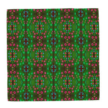 Load image into Gallery viewer, Moogin Nouveau-esque Scarf in Green and Pink by Mindy Macgregor

