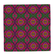Load image into Gallery viewer, Moogin XO Scarf in Green and Pink by Mindy Macgregor
