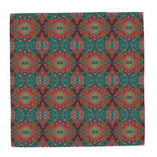 Load image into Gallery viewer, Moogin XO Scarf in Aqua and Pink by Mindy Macgregor
