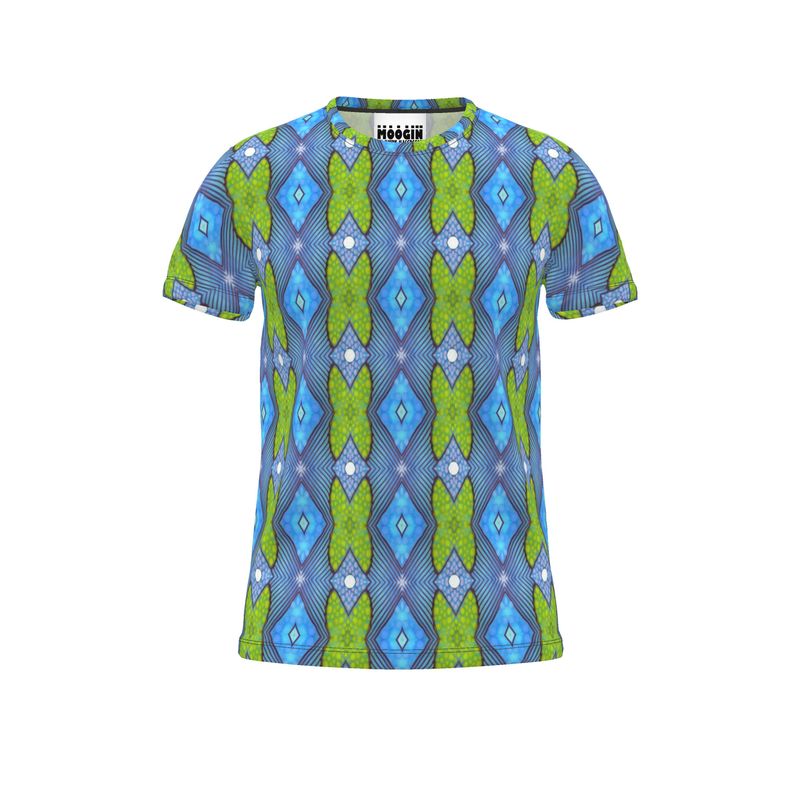 Moogin Soft Geometry T Shirt in Purple and Yellow by Mindy Macgregor