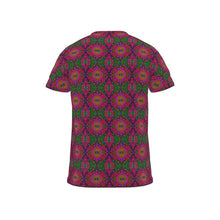 Load image into Gallery viewer, Moogin XO T Shirt in Green and Pink by Mindy Macgregor
