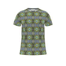 Load image into Gallery viewer, Moogin XO T Shirt in Purple and Yellow by Mindy Macgregor
