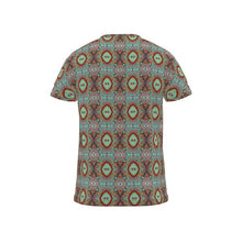 Load image into Gallery viewer, Moogin XO T Shirt in Brick and Purple by Mindy Macgregor
