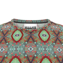 Load image into Gallery viewer, Moogin XO T Shirt in Brick and Purple by Mindy Macgregor
