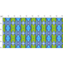 Load image into Gallery viewer, Soft Geometry patterned fabric in Pink and Blue by Mindy Macgregor
