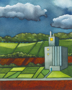 Landscape With Factory Building