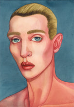 Load image into Gallery viewer, Portrait On Indigo
